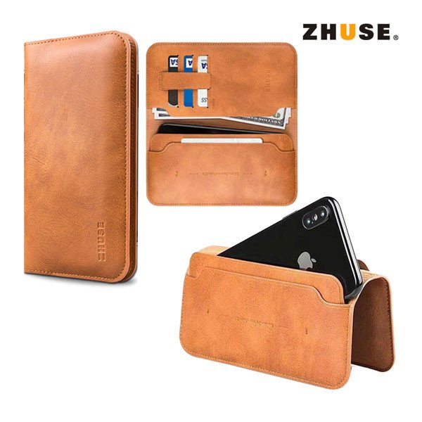 Genuine Cow Leather Wallet (Blackberry)